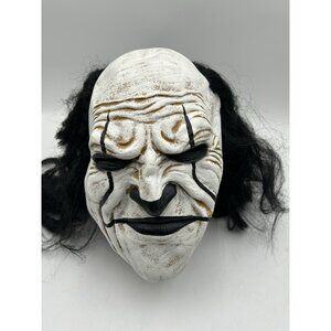Scary clown mask Halloween Scary Evil Clown Mask Horror Full Head Mask BLK & WHT